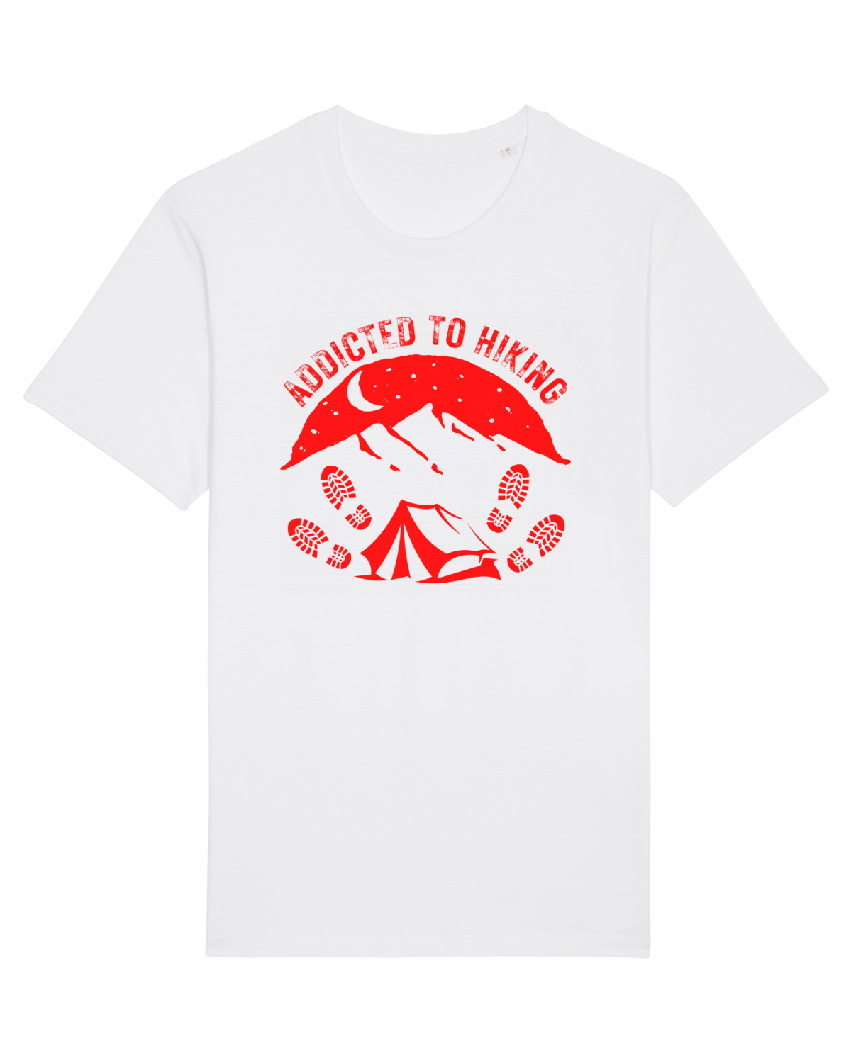 Tricou mânecă scurtă Unisex Rocker White