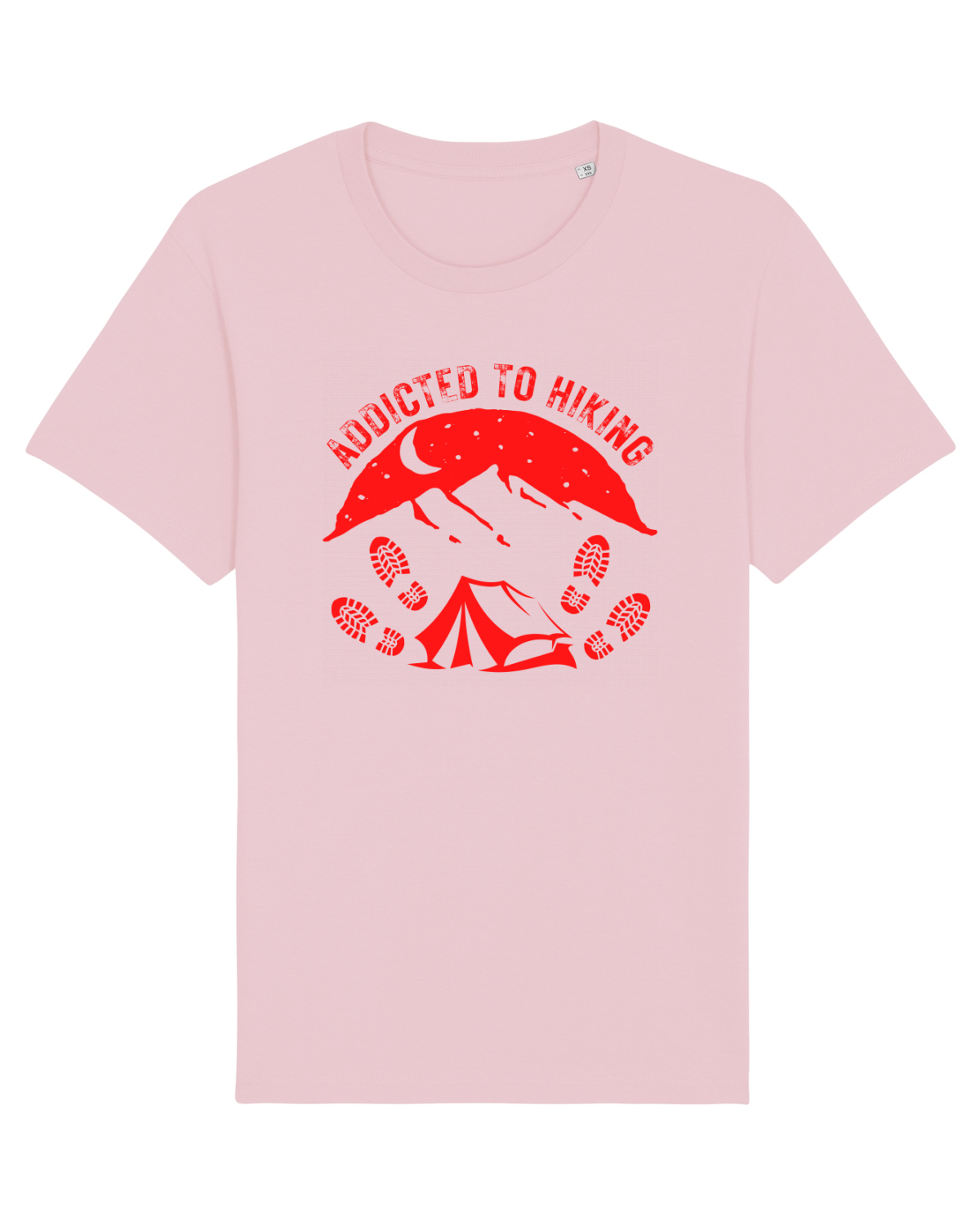 Tricou mânecă scurtă Unisex Rocker Cotton Pink