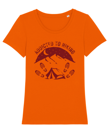 Addicted To Hiking Bright Orange