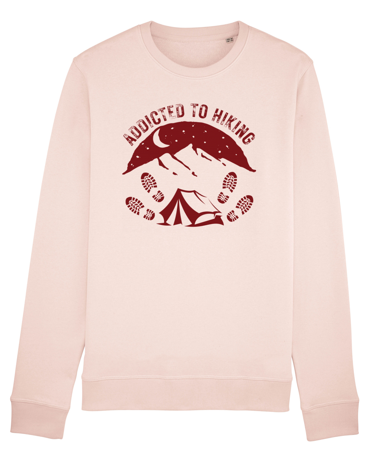 Bluză mânecă lungă Unisex Rise Candy Pink