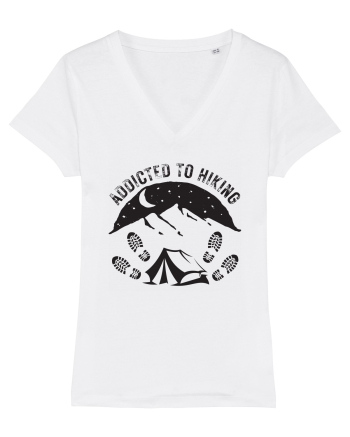 Addicted To Hiking White