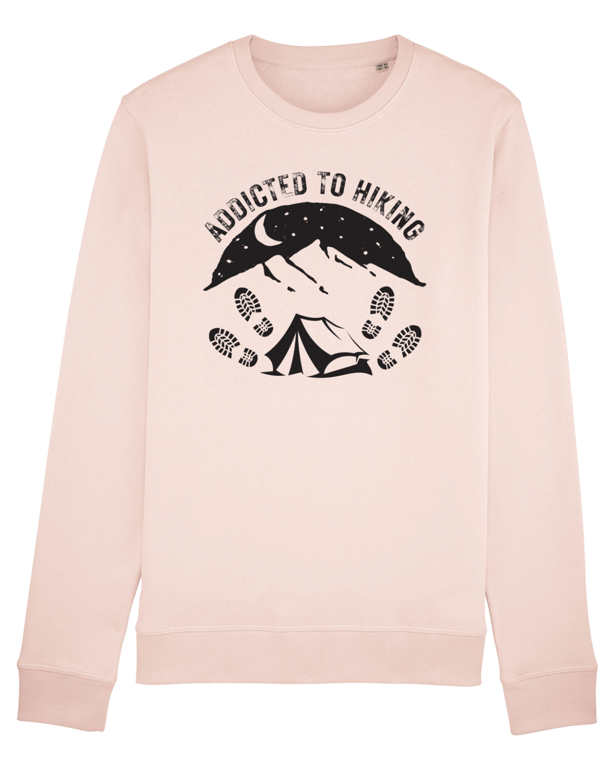 Bluză mânecă lungă Unisex Rise Candy Pink