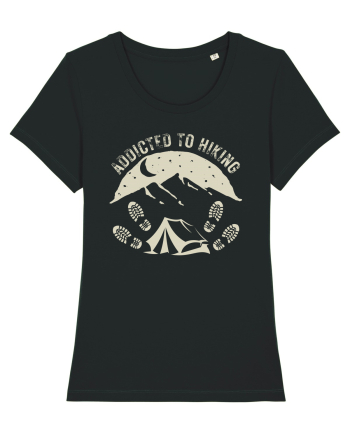 Addicted To Hiking Black