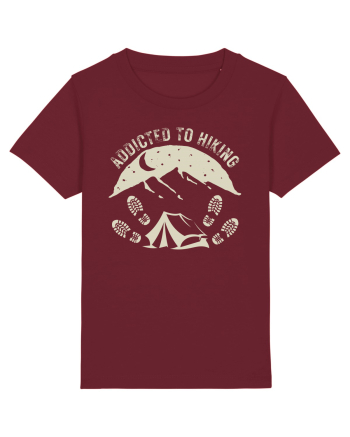 Addicted To Hiking Burgundy