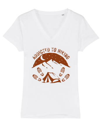 Addicted To Hiking White