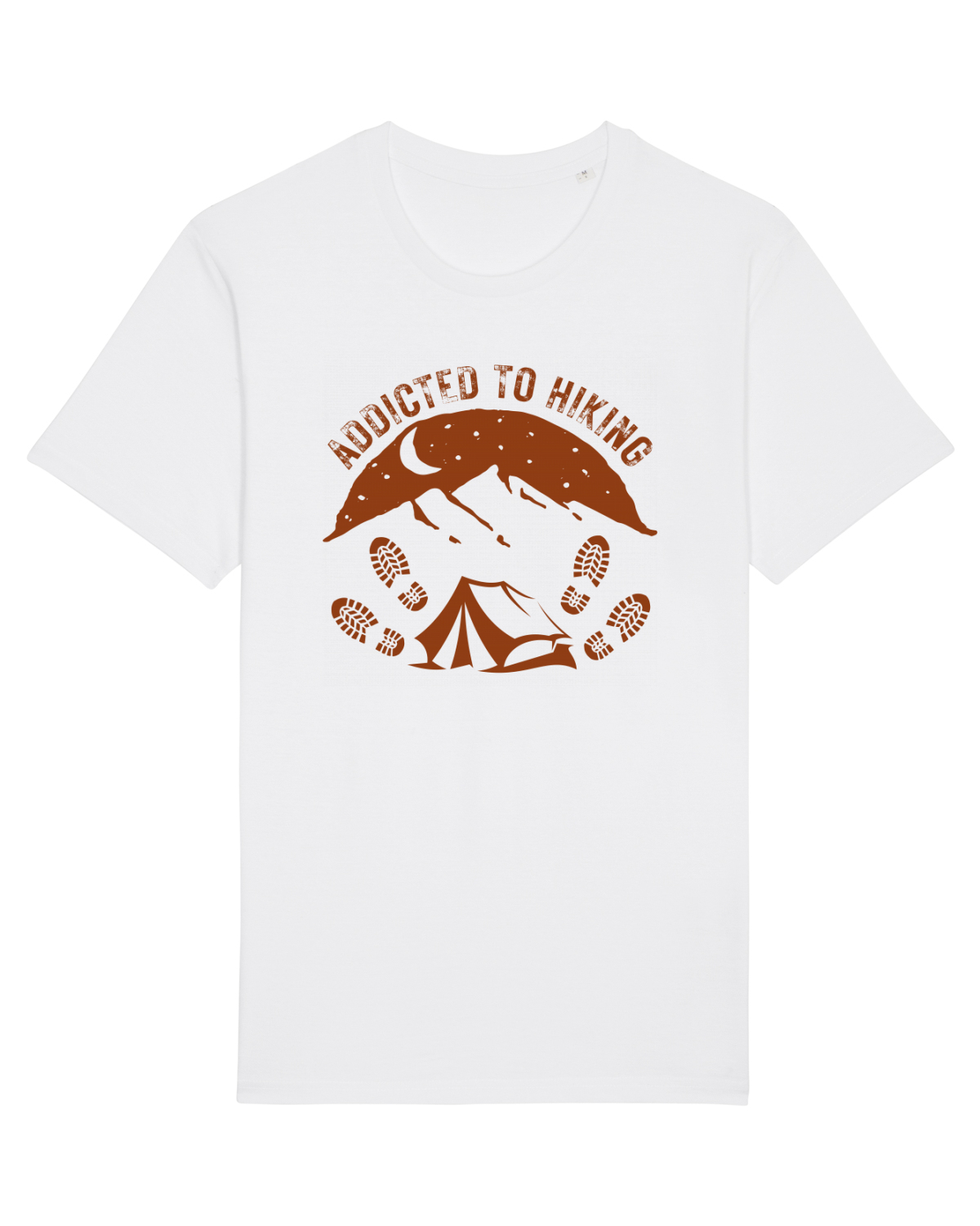 Tricou mânecă scurtă Unisex Rocker White