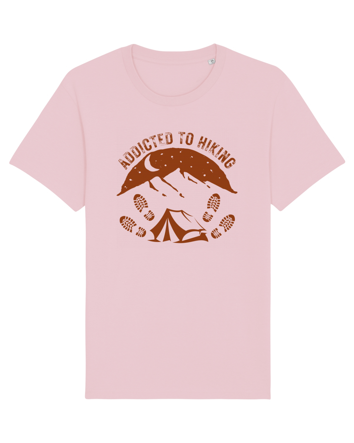 Tricou mânecă scurtă Unisex Rocker Cotton Pink