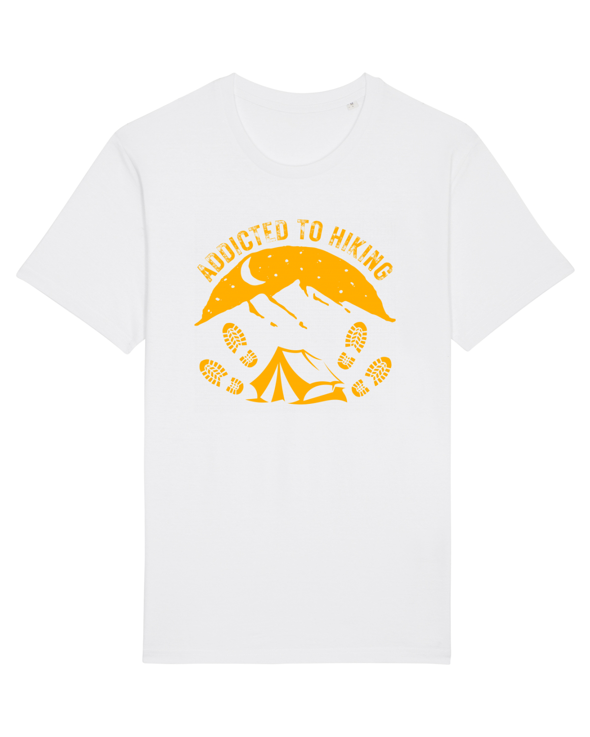Tricou mânecă scurtă Unisex Rocker White