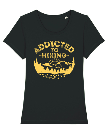 Addicted To Hiking Black