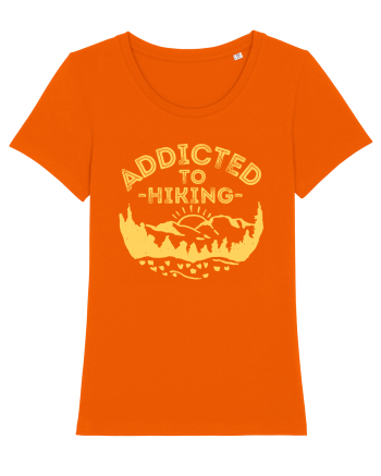 Addicted To Hiking Bright Orange