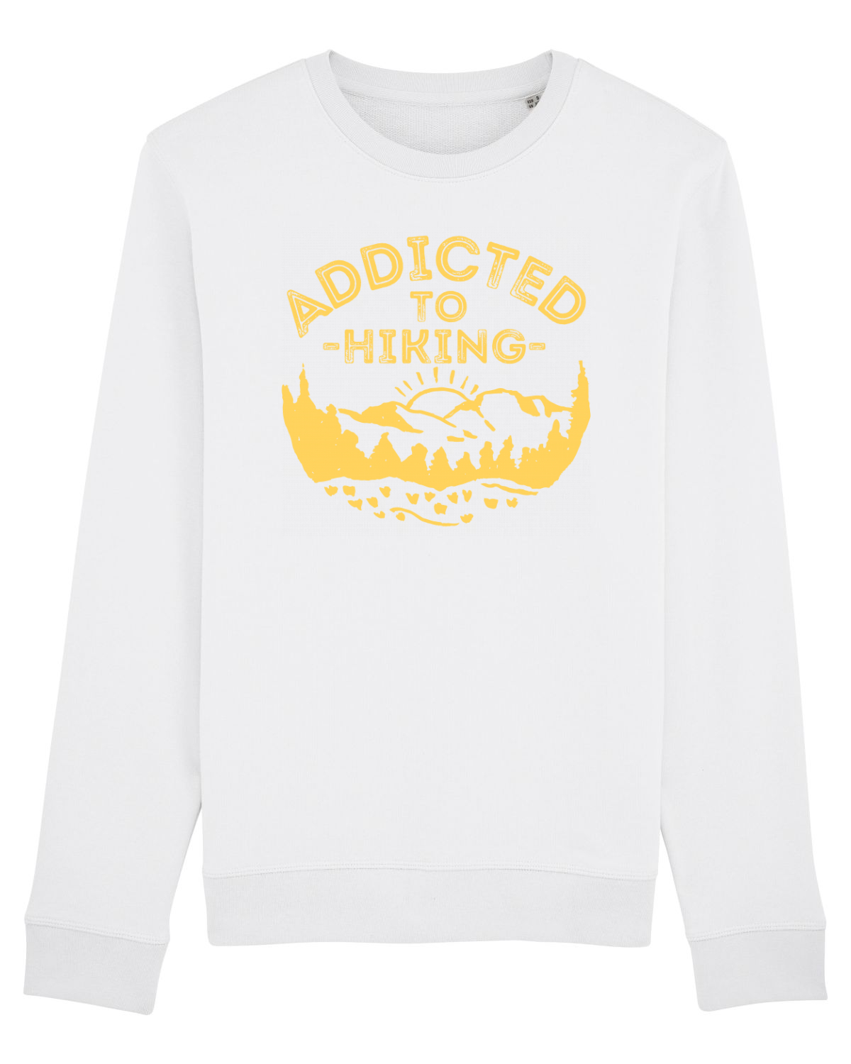 Bluză mânecă lungă Unisex Rise White