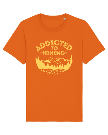 Addicted To Hiking Bright Orange