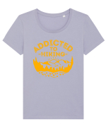 Addicted To Hiking Tricou mânecă scurtă guler larg fitted Damă Expresser