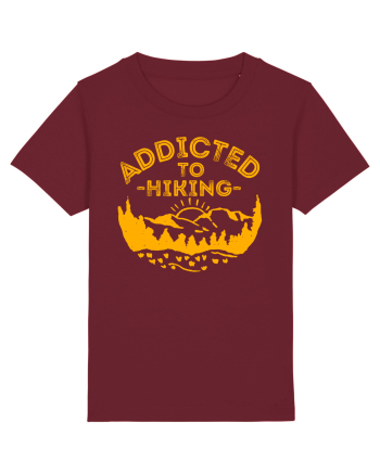 Addicted To Hiking Burgundy