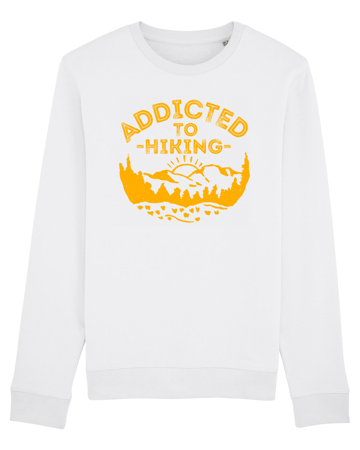 Bluză mânecă lungă Unisex Rise White