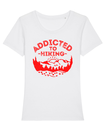 Addicted To Hiking White