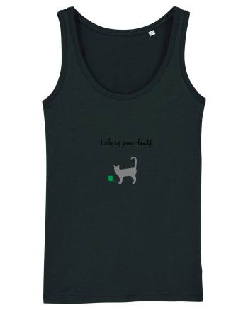 Life is purrfect! Black