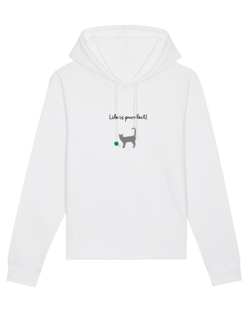 Life is purrfect! White