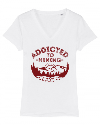 Addicted To Hiking White