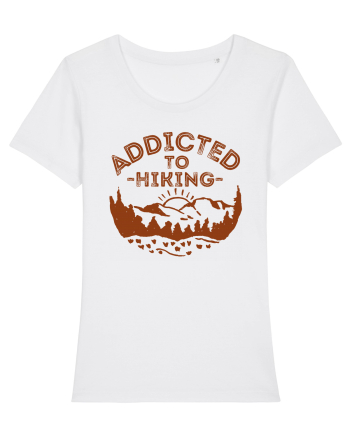Addicted To Hiking White
