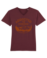 Addicted To Hiking Tricou mânecă scurtă guler V Bărbat Presenter
