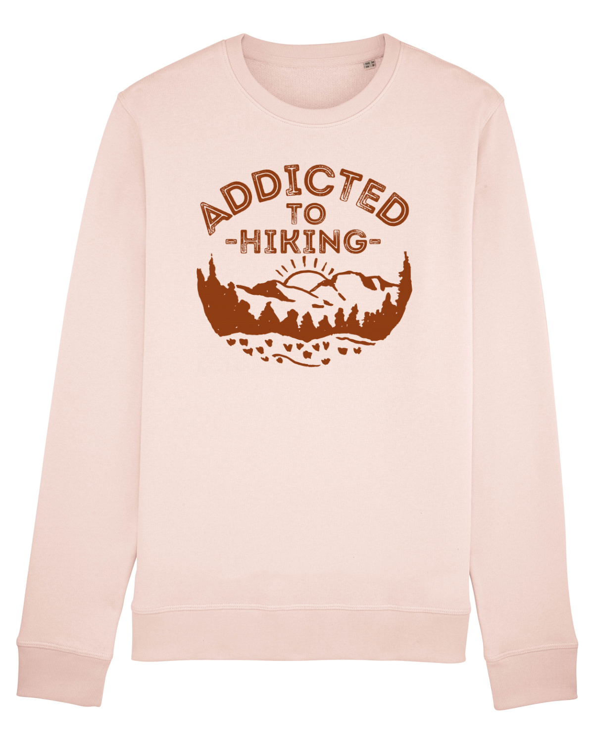Bluză mânecă lungă Unisex Rise Candy Pink
