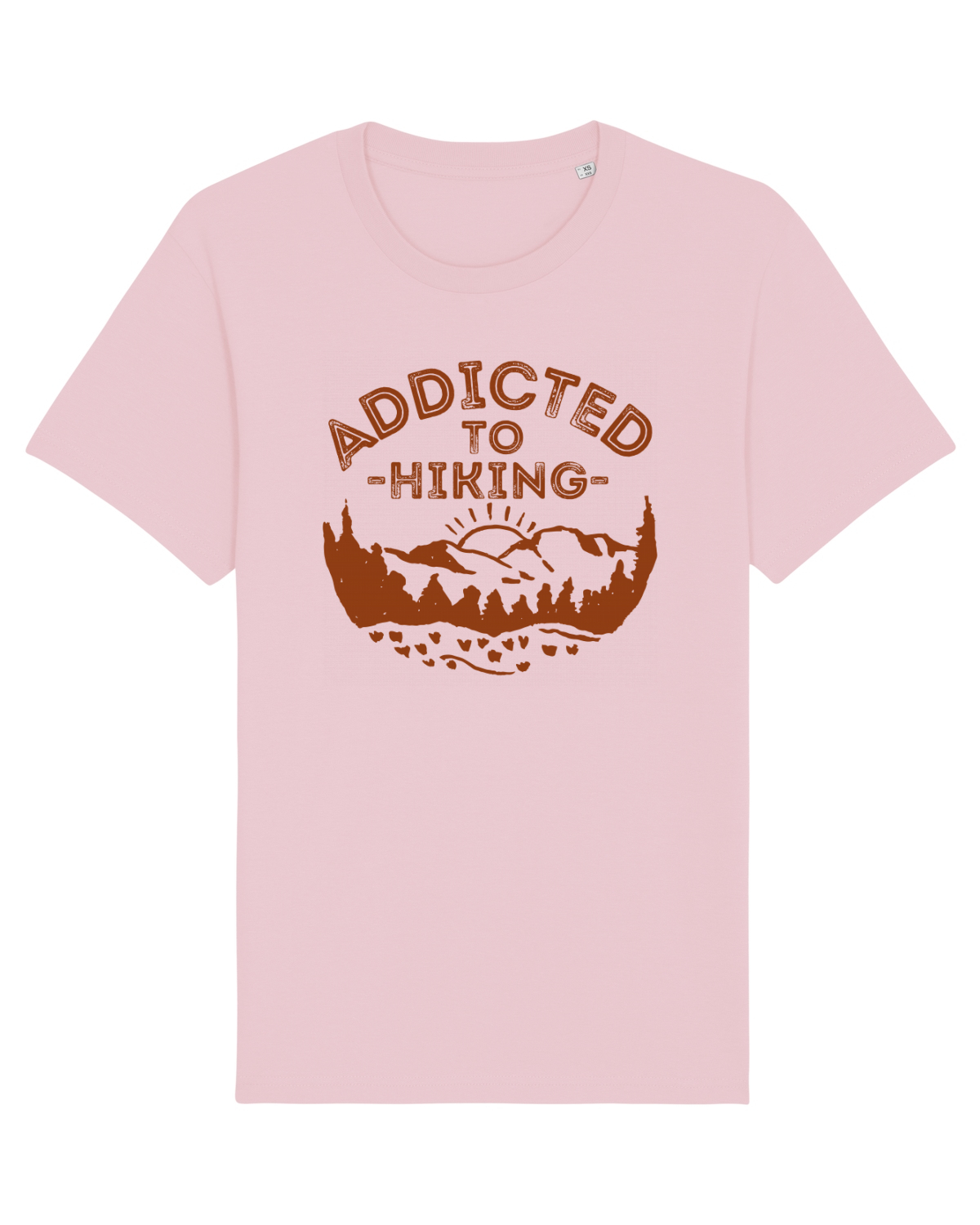 Tricou mânecă scurtă Unisex Rocker Cotton Pink