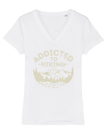 Addicted To Hiking White