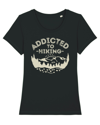 Addicted To Hiking Black