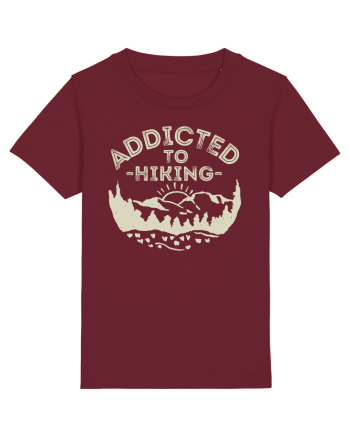 Addicted To Hiking Burgundy