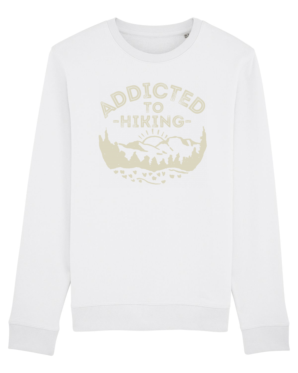 Bluză mânecă lungă Unisex Rise White