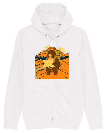Hiking Bear White