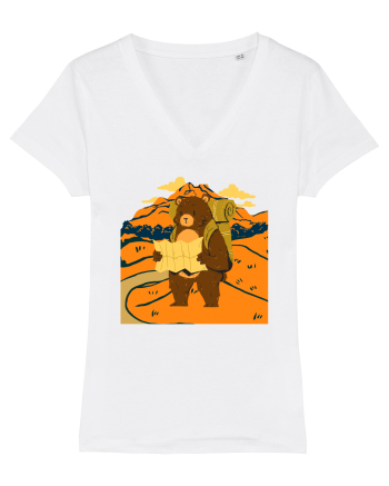 Hiking Bear White