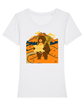 Hiking Bear White