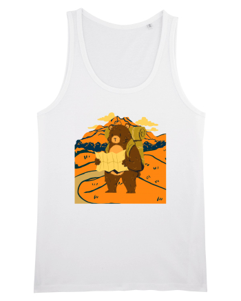 Hiking Bear White