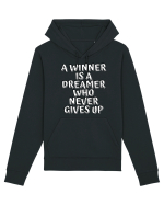 A winner is a dreamer who never gives up Hanorac Unisex Drummer