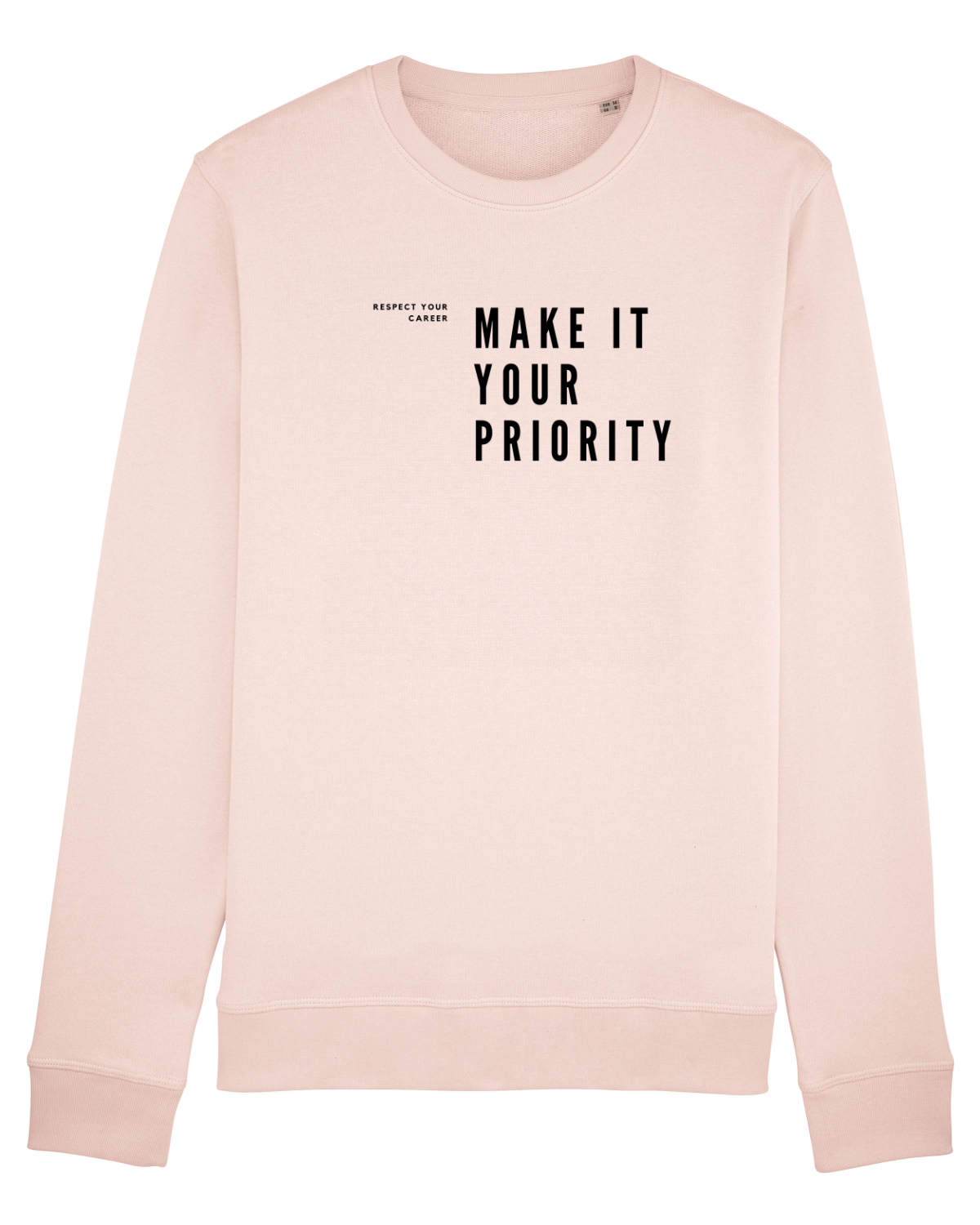 Bluză mânecă lungă Unisex Rise Candy Pink