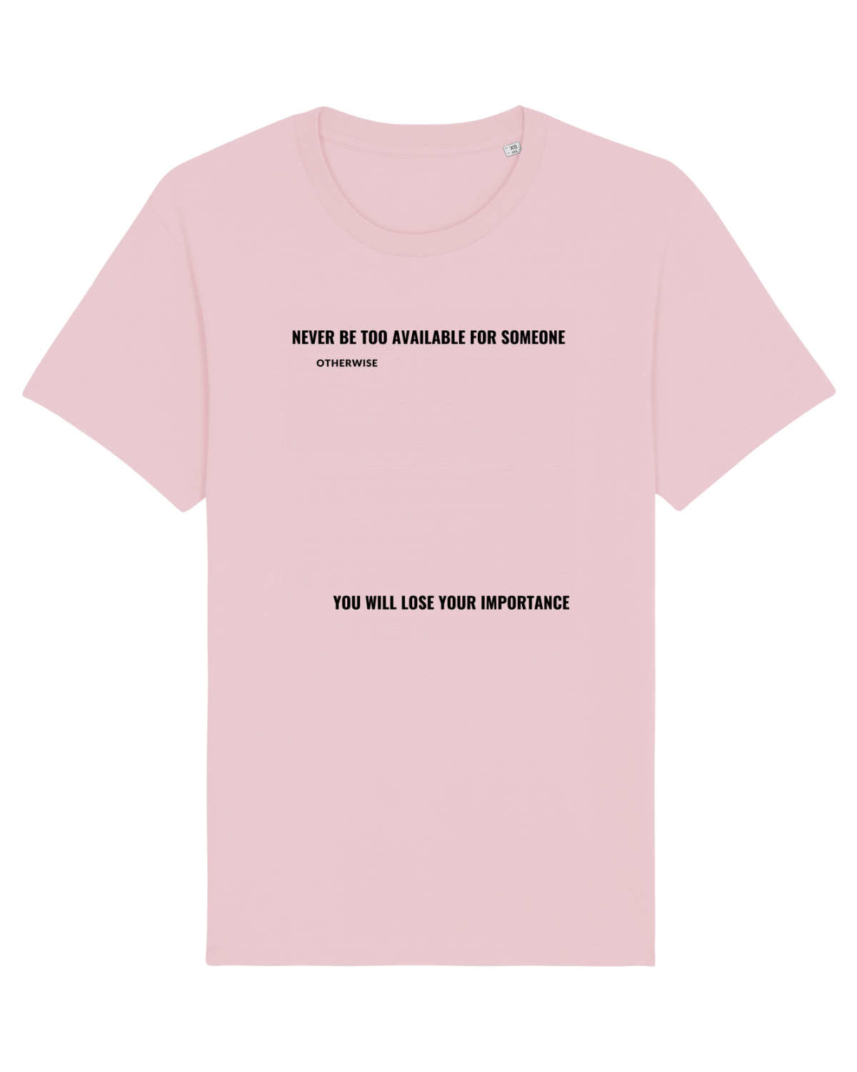 Tricou mânecă scurtă Unisex Rocker Cotton Pink