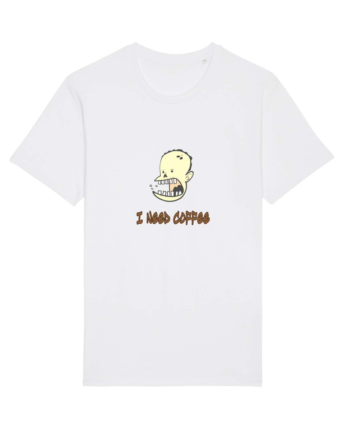 Tricou mânecă scurtă Unisex Rocker White