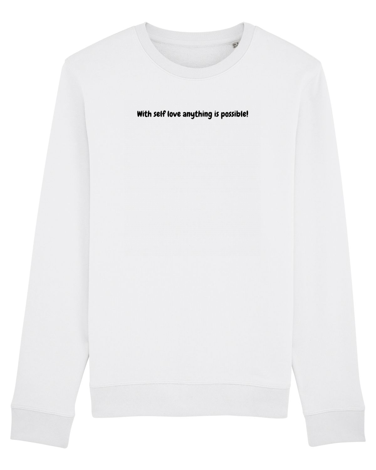 Bluză mânecă lungă Unisex Rise White