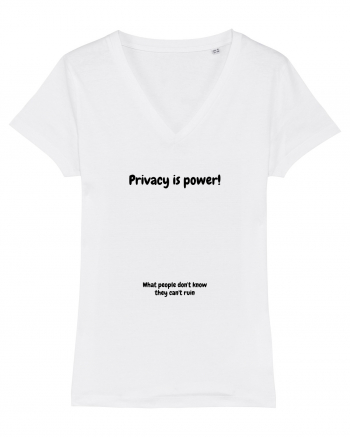 Privacy is power! White