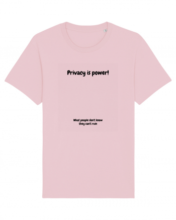 Privacy is power! Cotton Pink