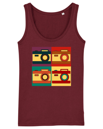 Aparat Foto Retro Vintage Burgundy