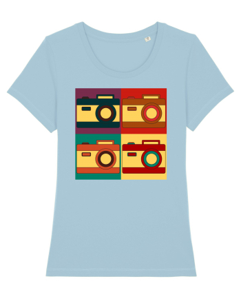 Aparat Foto Retro Vintage Sky Blue