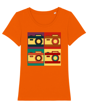 Aparat Foto Retro Vintage Bright Orange