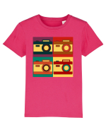 Aparat Foto Retro Vintage Tricou mânecă scurtă  Copii Mini Creator