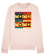 Aparat Foto Retro Vintage Bluză mânecă lungă Unisex Rise