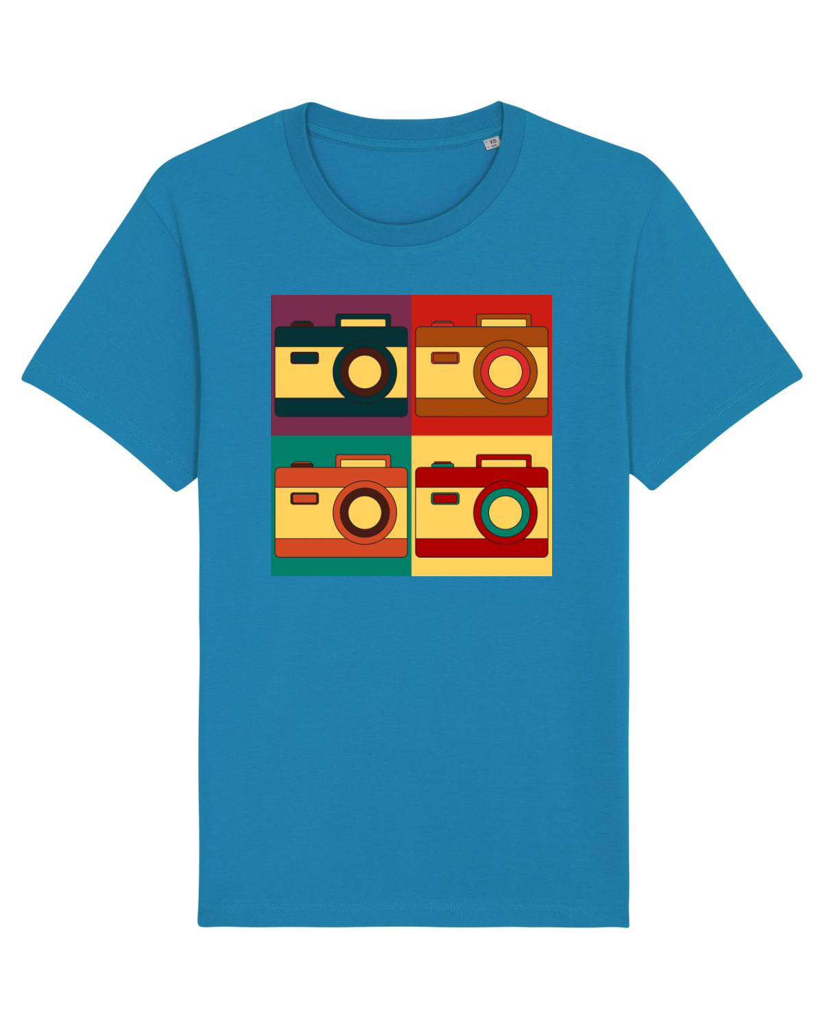 Tricou mânecă scurtă Unisex Rocker Azur