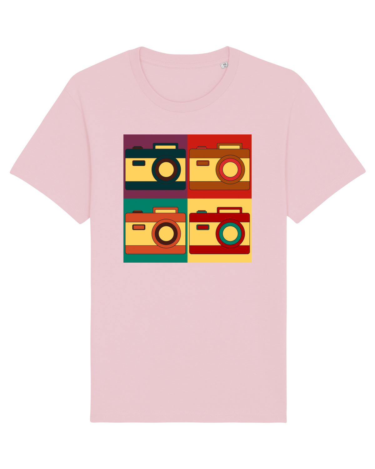 Tricou mânecă scurtă Unisex Rocker Cotton Pink