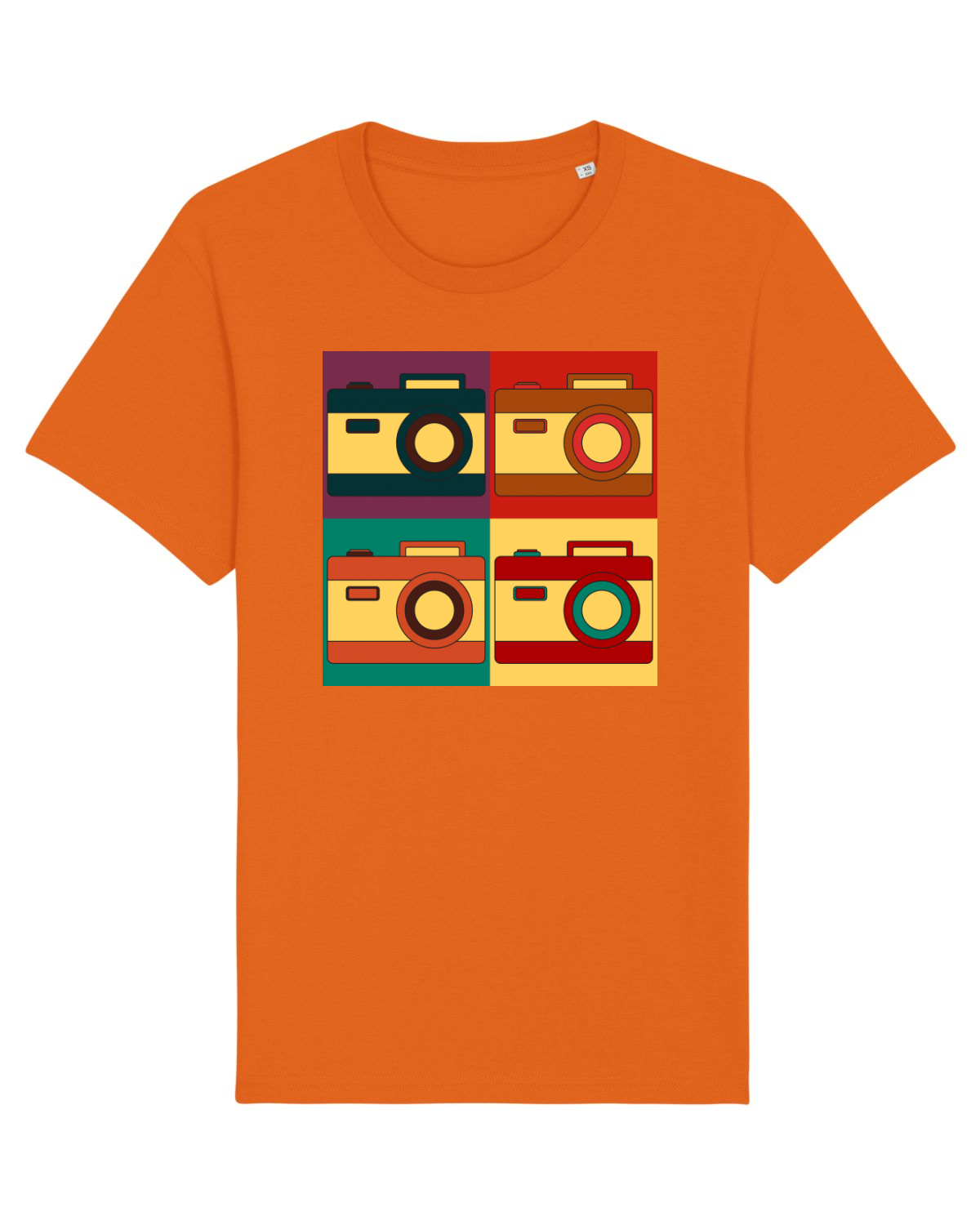 Tricou mânecă scurtă Unisex Rocker Bright Orange
